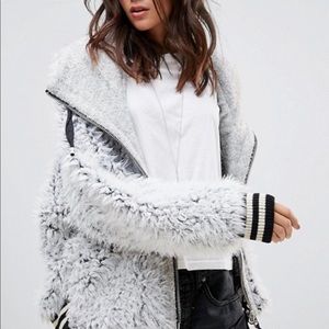 🔥Free People Fluffy Dolman Jacket🔥